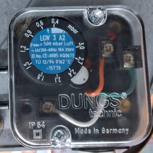 Presostato Dungs de quemador fbr